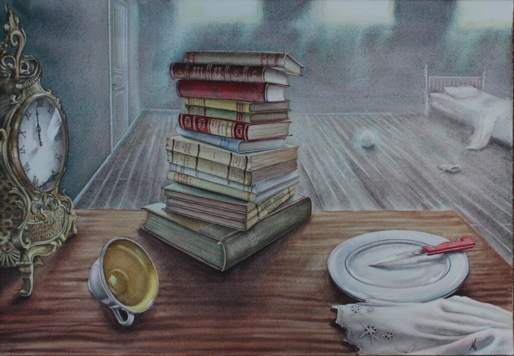 Poussière aquarelle pigments spéciaux