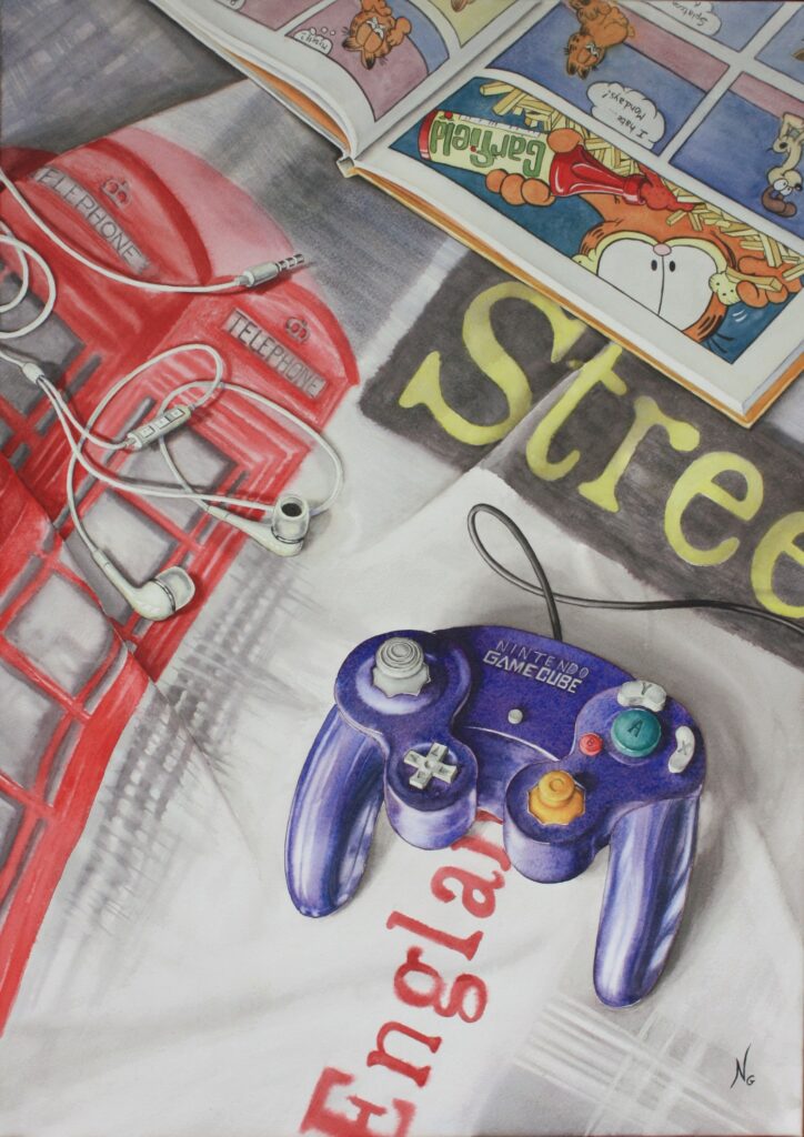 Peinture dessin Game Cube nintendo